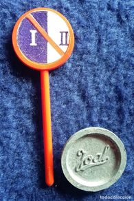 Joal Old Toys: Señal de trafico Joal para maqueta o diorama años 70-80. 6